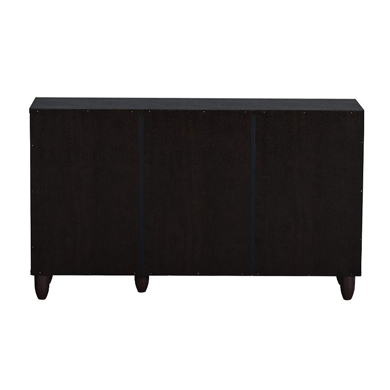 DeckUp Minang 3-Door Engineered Wood Shoe Rack (Dark Wenge, Matte Finish)