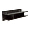 DeckUp Auch-S Engineered Wood Wall TV Unit (Dark Wenge, Melamine Laminate)