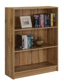 DeckUp Plank Muvo Engineered Wood 3-Shelf Storage Unit and Book Shelf (Wotan Oak)