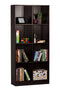 DeckUp Meritus-L Book Engineered Wood Book Shelf / Display and Storage Unit (Dark Wenge, Matte Finish)