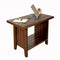 DeckUp Bei Engineered Wood Coffee Table (Walnut, Matte Finish)