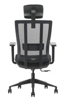 Deckup Hermes High Back Executive Mesh Office Chair (Black, BIFMA Certified, 3 Years Warranty)