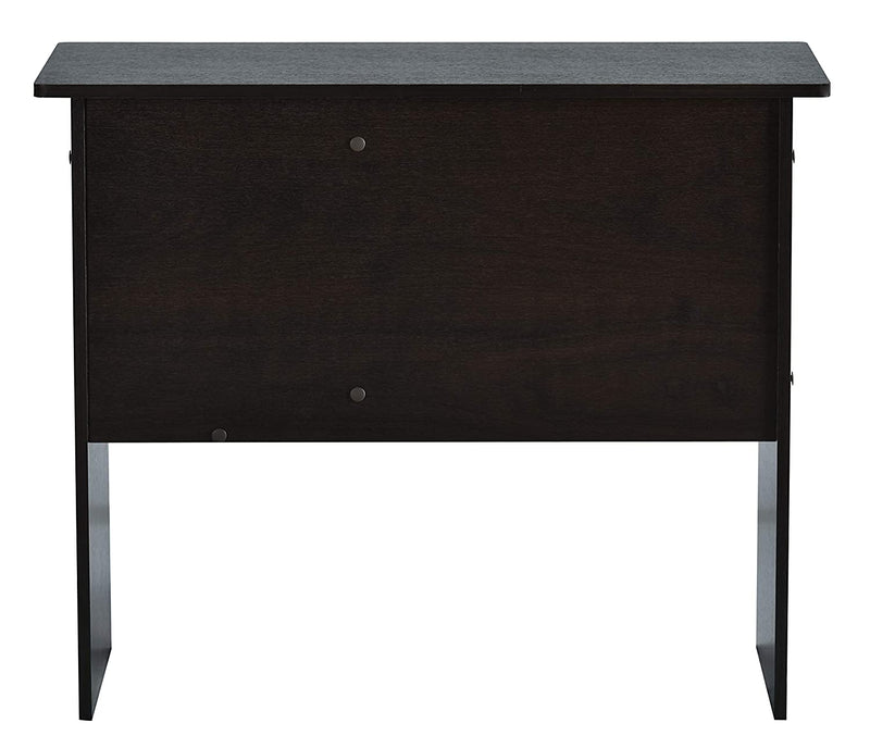 DeckUp Cannes Engineered Wood Study Desk and Office Table (Dark Wenge, Matte Finish)