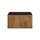 DeckUp Plank Turrano 2-Door Engineered Wood Shoe Rack (Wotan Oak)