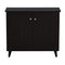 DeckUp Lexis 2-Door Engineered Wood Shoe Rack (Dark Wenge, Matte Finish)