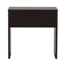 DeckUp Lexis Engineered Wood Bed Side Table and End Table (Dark Wenge, Matte Finish)