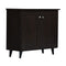 DeckUp Lexis 2-Door Engineered Wood Shoe Rack (Dark Wenge, Matte Finish)