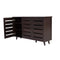 DeckUp Bonton 3-Door Engineered Wood Shoe Rack (Dark Wenge, Matte Finish)