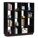 DeckUp Apollo Engineered Wood Book Shelf and Display Unit (Dark Wenge, Matte Finish)