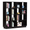 DeckUp Apollo Engineered Wood Book Shelf and Display Unit (Dark Wenge, Matte Finish)