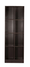 DeckUp Meritus-S Engineered Wood Book Shelf / Display and Storage Unit (Dark Wenge, Matte Finish)
