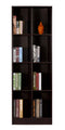 DeckUp Meritus-S Engineered Wood Book Shelf / Display and Storage Unit (Dark Wenge, Matte Finish)