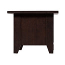DeckUp Bei Engineered Wood Coffee Table (Dark Wenge, Matte Finish)