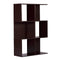 DeckUp Siena Engineered Wood  Display Unit and Book Shelft (Dark Wenge, Matte Finish)