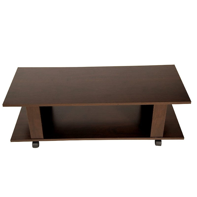 DeckUp Bonton Engineered Wood Coffee Table / Centre Table (Dark Wenge, Matte)