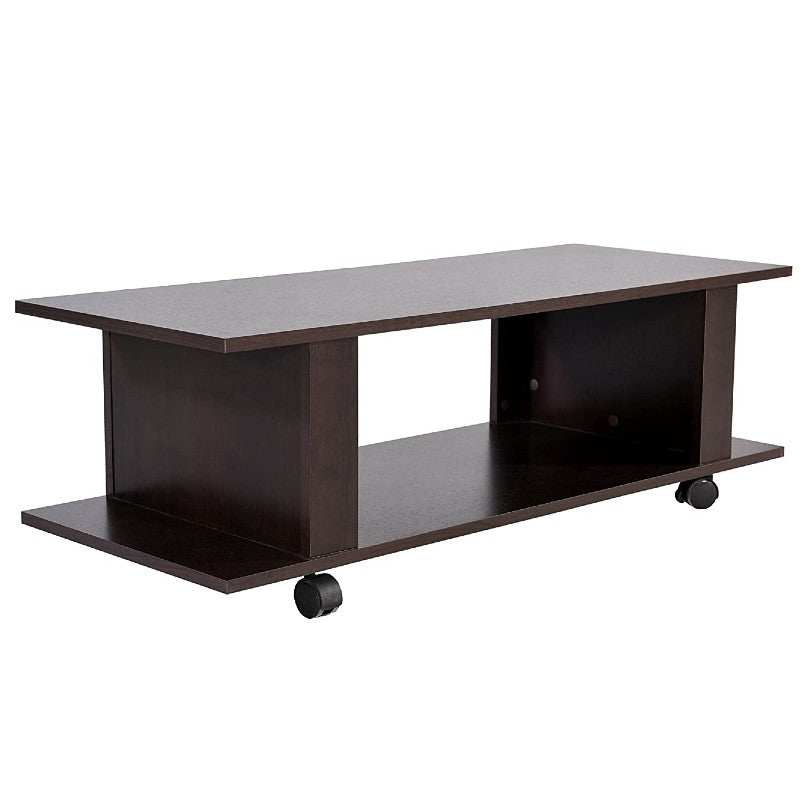 DeckUp Bonton Engineered Wood Coffee Table / Centre Table (Dark Wenge, Matte)