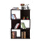 DeckUp Siena Engineered Wood  Display Unit and Book Shelft (Dark Wenge, Matte Finish)