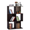 DeckUp Siena Engineered Wood  Display Unit and Book Shelft (Dark Wenge, Matte Finish)