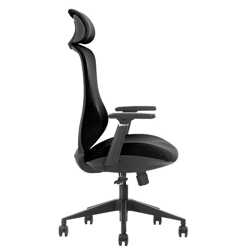 Deckup Athena High Back Executive Mesh Office Chair (Black, BIFMA Certified,3 Years Warranty)